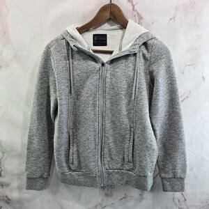 Figs Jacket Womens XS Grey Fleece Full Zip Sweatshirt Hoodie 1531 wxxow1004